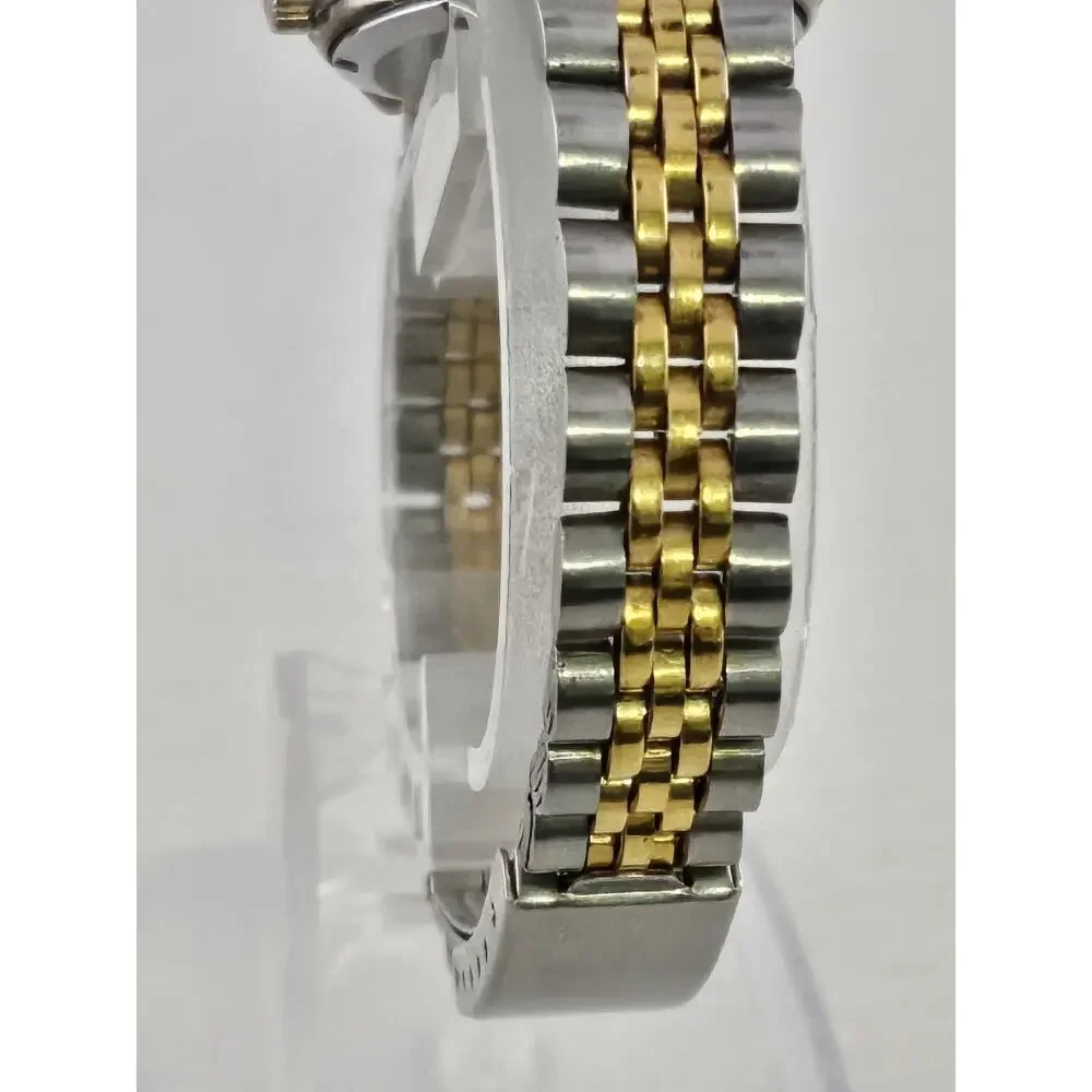 Ladies Lucien Piccard Dufonte Presidential Style Fluted Bezel Quartz Watch Runs